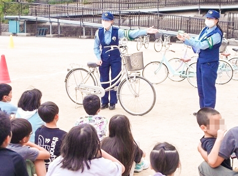 松陽小学校で自転車教室！