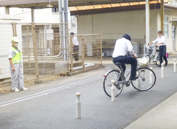 福知山成美高等学校で自転車の安全利用講習会