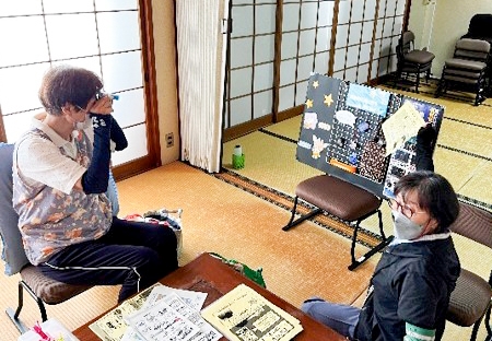 野田川地区の高齢者サロン7ヶ所で交通安全教室