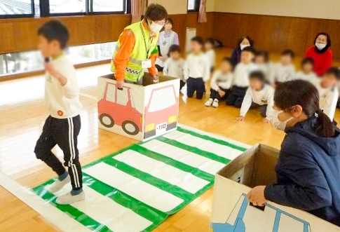 合図横断で安全に✨交通安全教室を開講