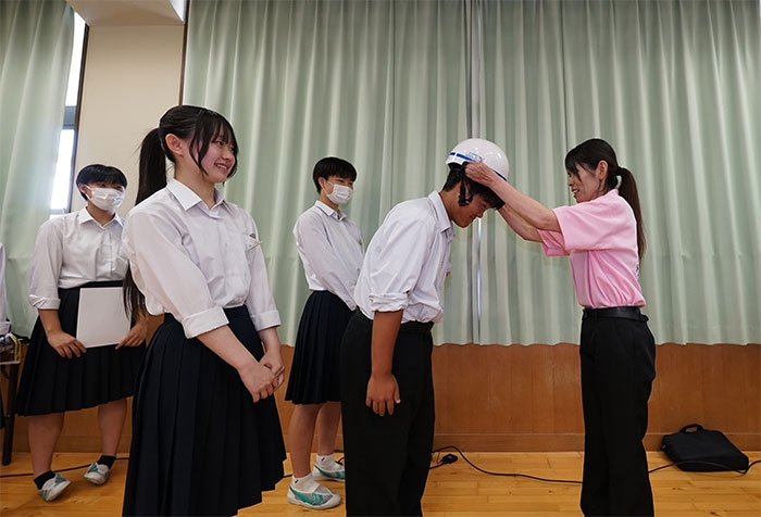 府内初✨中学生の自転車安全利用プロモーター✨