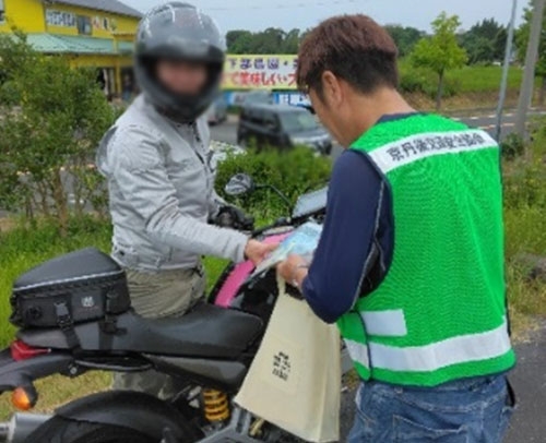 くみはまSANKAIKANでバイクの日の啓発活動✨