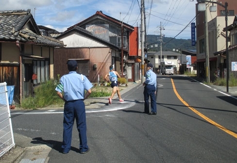 与謝野町駅伝大会で交通安全保護活動✨