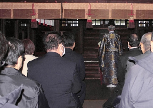 離宮八幡宮で交通安全祈願祭✨