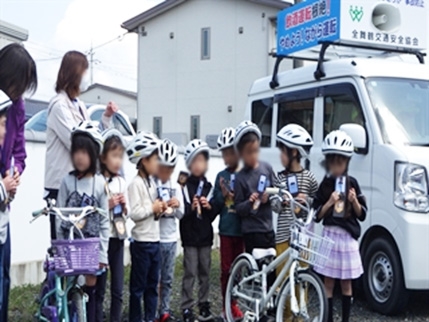 明倫小学校の新１年生と交通安全のお勉強✨