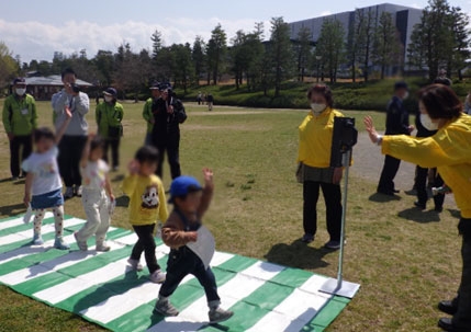 けいはんな記念公園で交通安全イベント✨