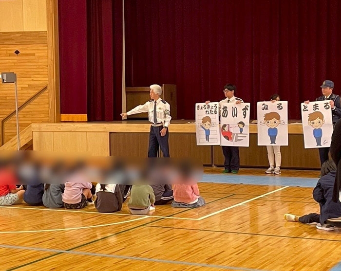 八木東小学校で交通安全教室✨