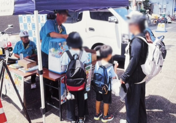 府立植物園で夏の交通事故防止府民運動スタートイベント✨