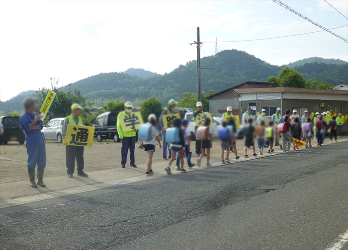 ゾーン30！通学路の注意を呼び掛け