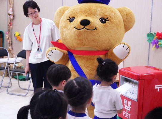 藍咲学園で「暑中見舞い大作戦」✨