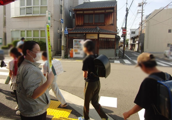仁和小学校の通学路見守り活動✨