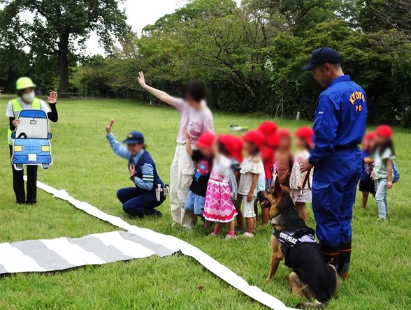 上賀茂幼稚園・上賀茂こども園のこども達に交通安全教室を開催✨