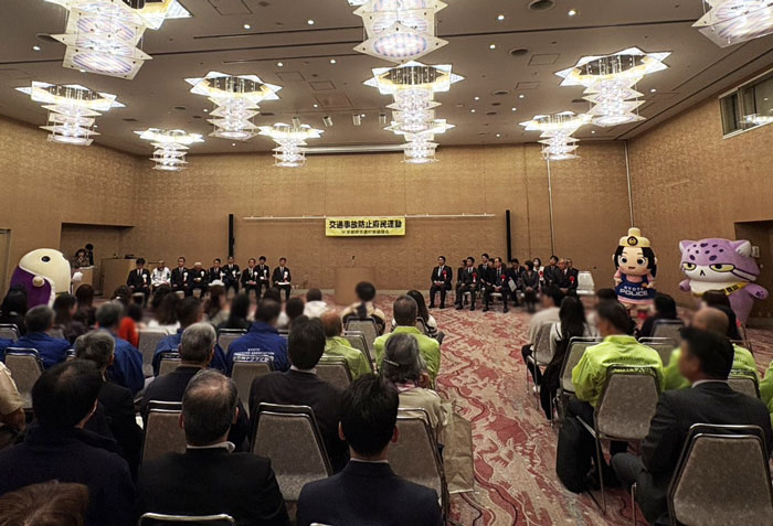 文化パルク城陽で年末の交通事故防止府民運動スタート式✨ 文化パルク城陽で年末の交通事故防止府民運動スタート式✨