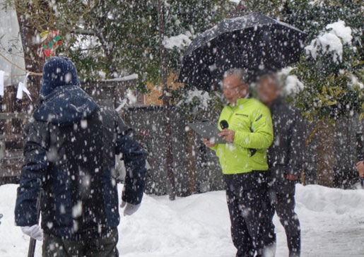 正歴寺で交通事故防止を呼び掛け