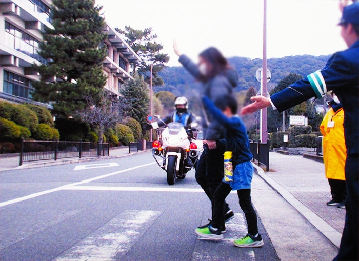 華頂幼稚園で新小学1年生に向けた交通安全教室✨