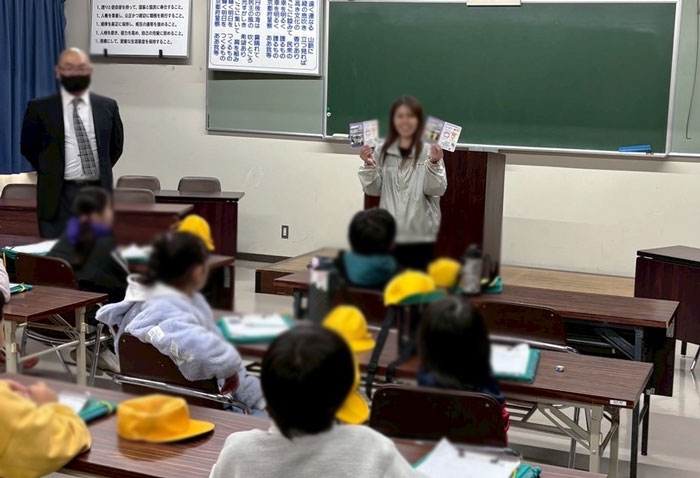 八木東小のこども達に交通安全教室✨