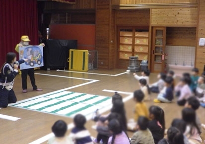 宇治田原町立保育園で交通安全教室！