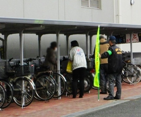 ミップルで自転車の安全利用を呼び掛け✨