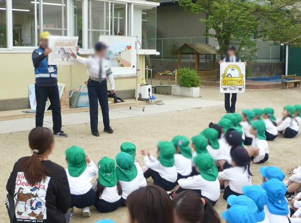 田原小学校1年生を対象に交通安全教室を開催！