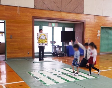 井手小学校で交通安全教室✨