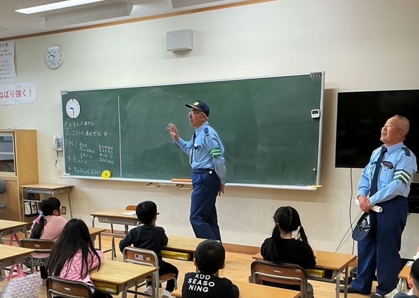 宮津小学校で交通安全教室✨