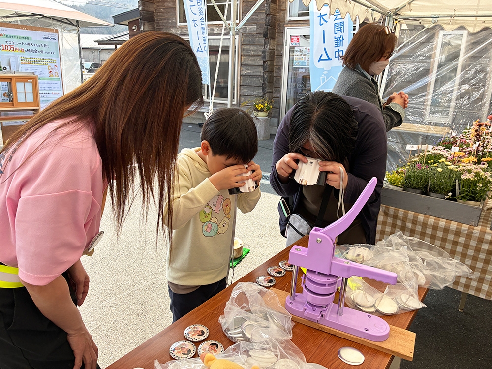 「坂矢木材 春の大感謝祭」で反射材の活用を啓発✨
