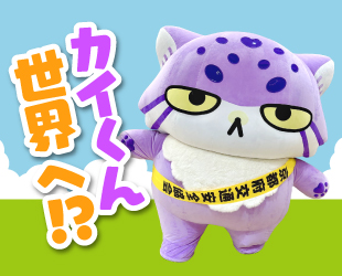 世界ご当地キャラグランプリにカイくんがエントリー! 世界ご当地キャラグランプリにカイくんがエントリー!