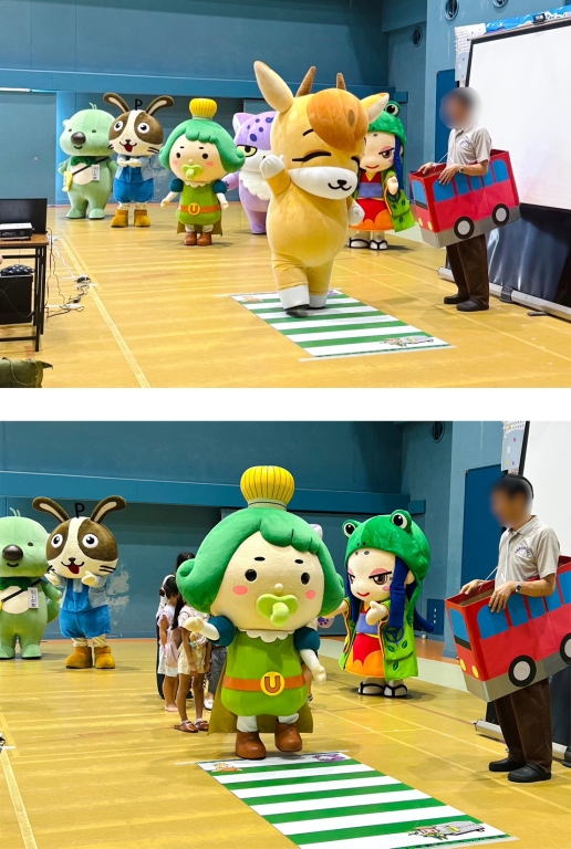ゆるキャラと学ぼう交通安全