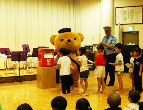 ひかりだい保育園で「交通安全暑中見舞い大作戦」✨