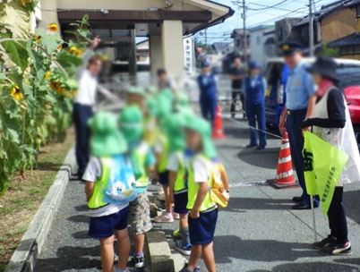 愛光こども園のこども達と一緒に「ひまわりの絆プロジェクト」